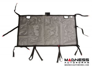 Jeep Wrangler JL Eclipse Sun Shade - Black - Front